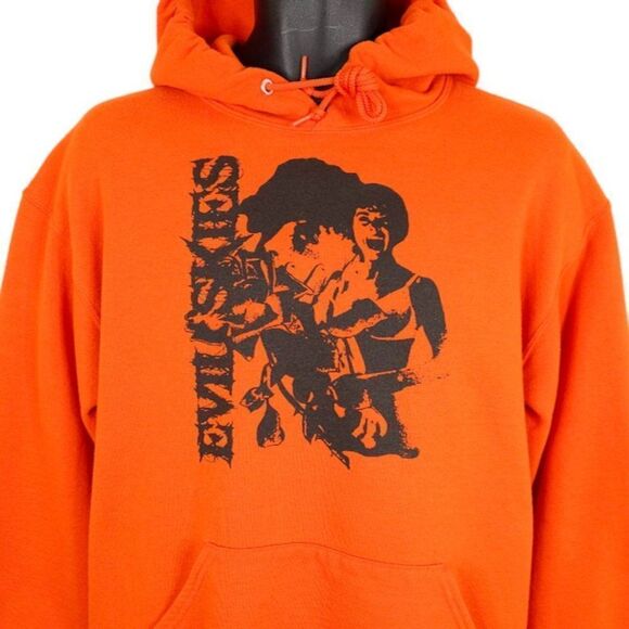 Half Evil X Lil Skies Sweatshirt Hoodie Evil Skies Horror Hip Hop Rap Streetwear